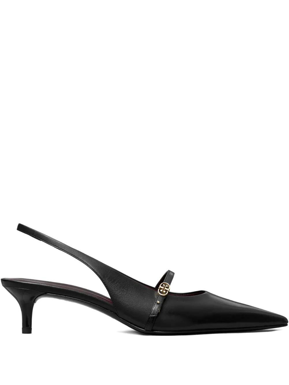 Tory Burch slingback buckle shoes Black