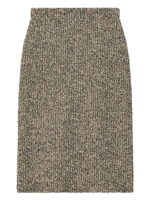 Tory Burch tweed ribbed skirt
