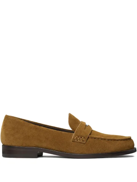 Tory Burch penny suede loafers