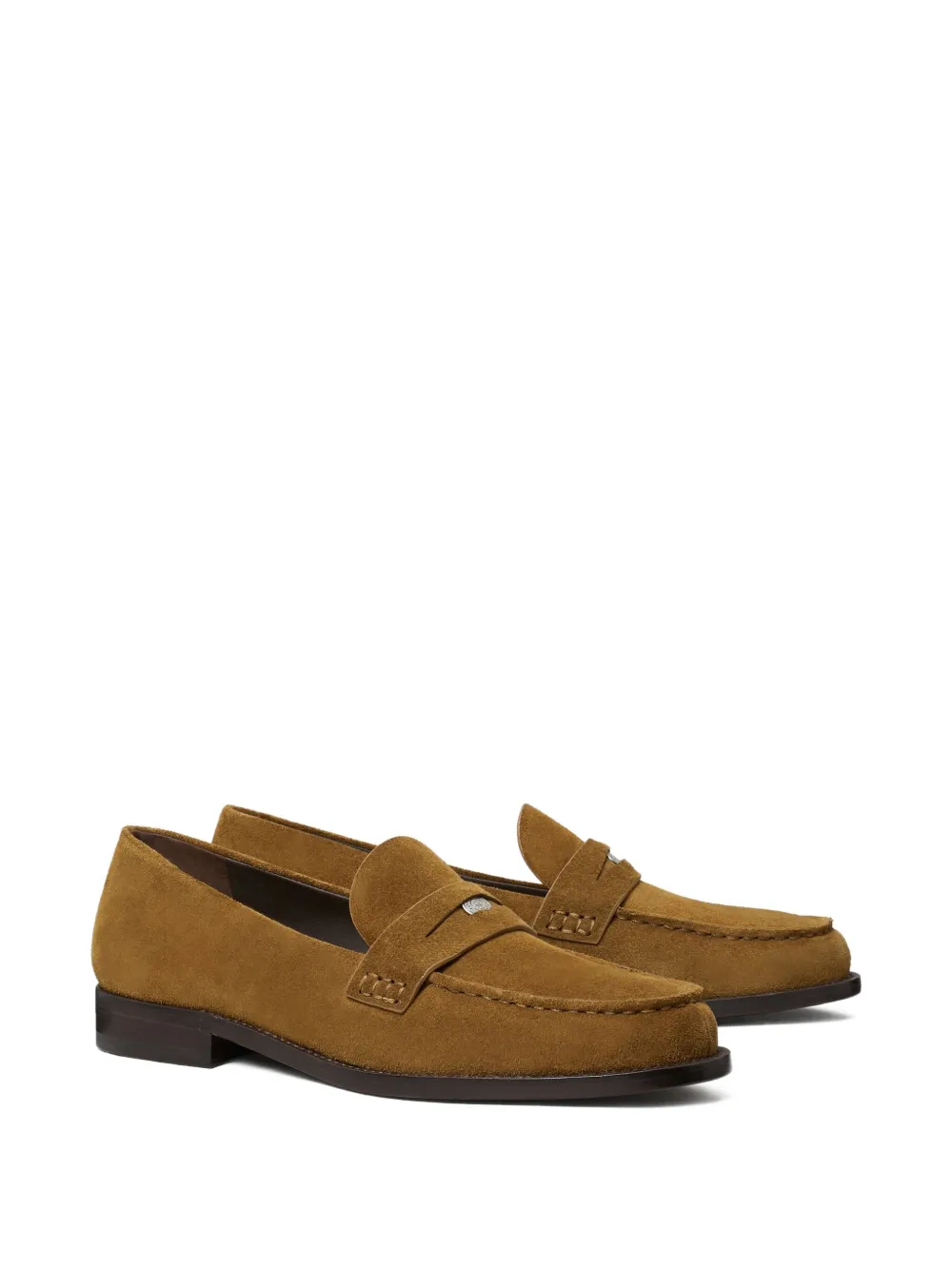 Tory Burch Suède loafers Bruin