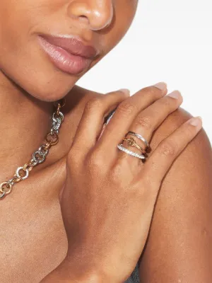 TORY BURCH☆ゴールド with シャーベットカラー☆エナメルリング