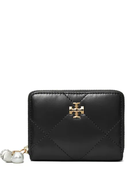 Tory Burch quilted charm zip wallet