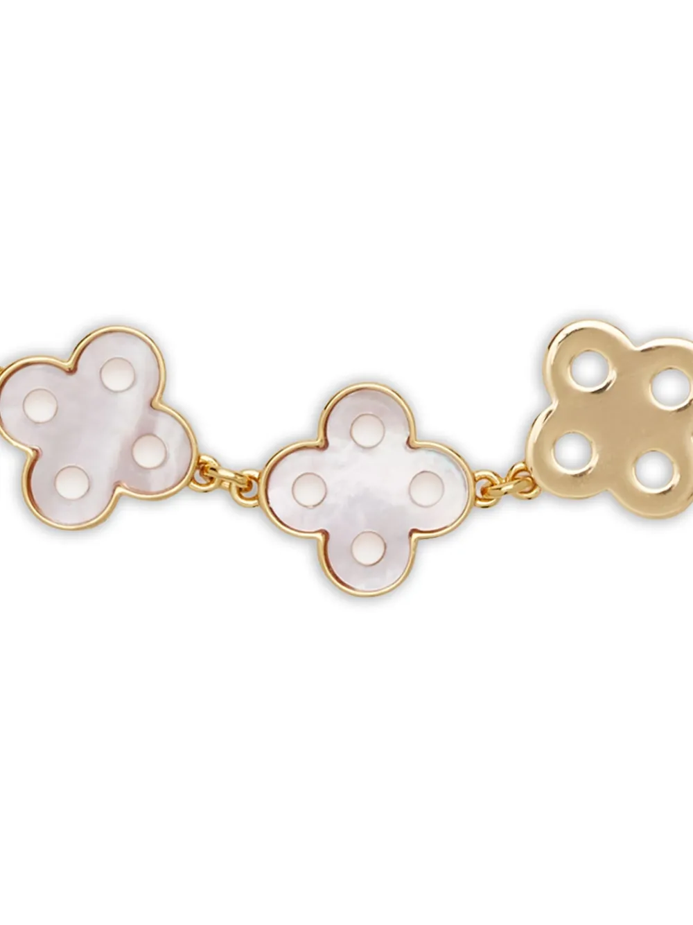Tory Burch Kira Clover Bracelet In Gold