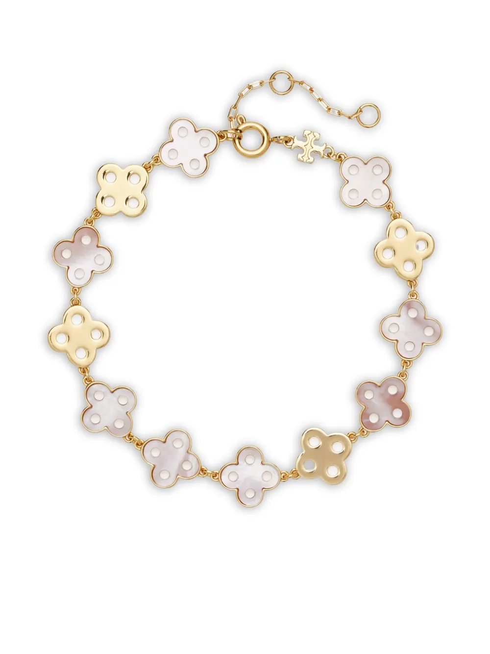Tory Burch clover gold-tone bracelet | Gold | Image 1