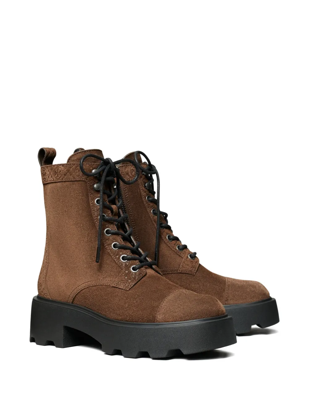 Tory Burch 65mm T-monogram ankle boots Brown