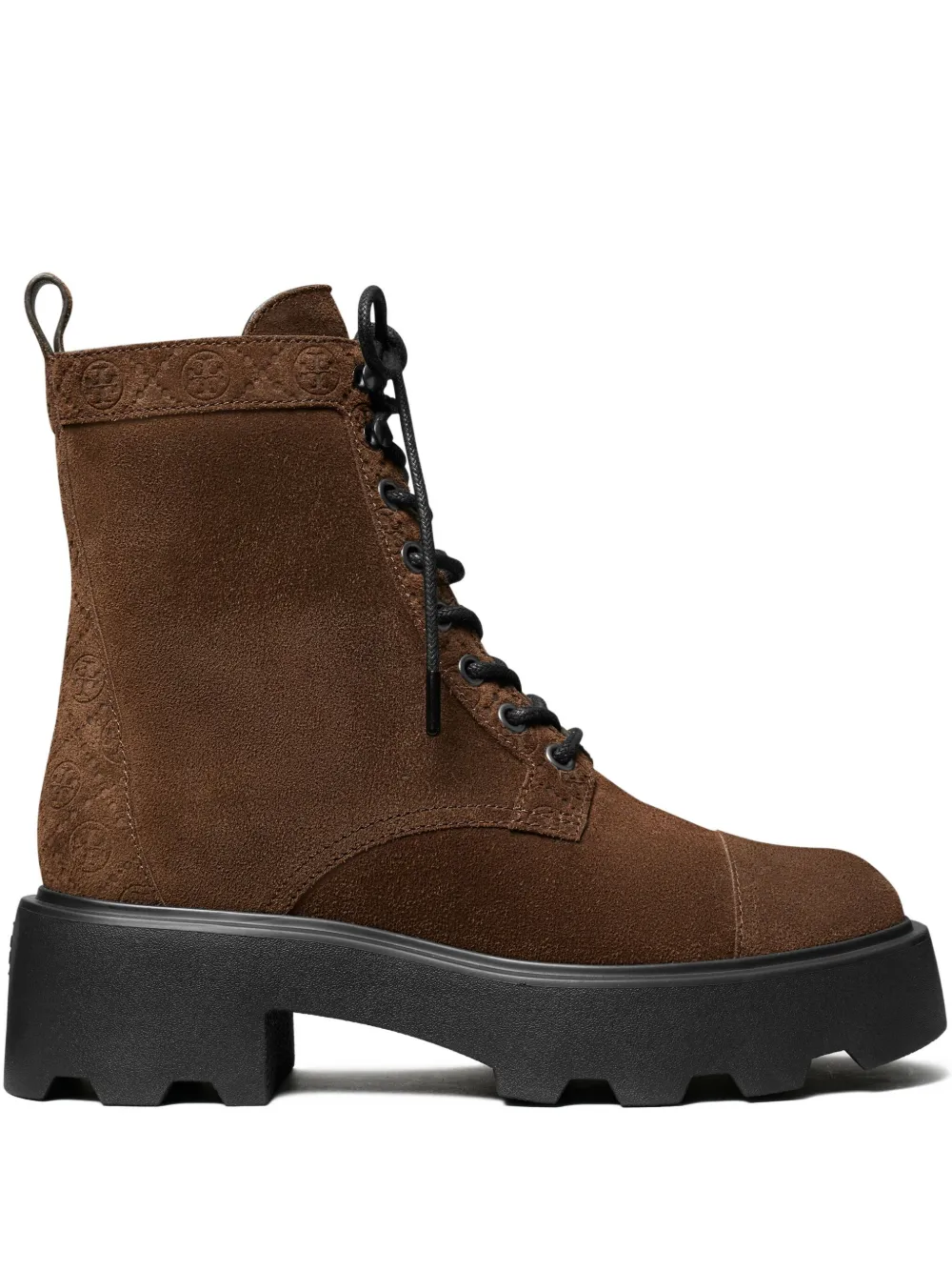 Tory Burch 65mm T-monogram ankle boots Brown