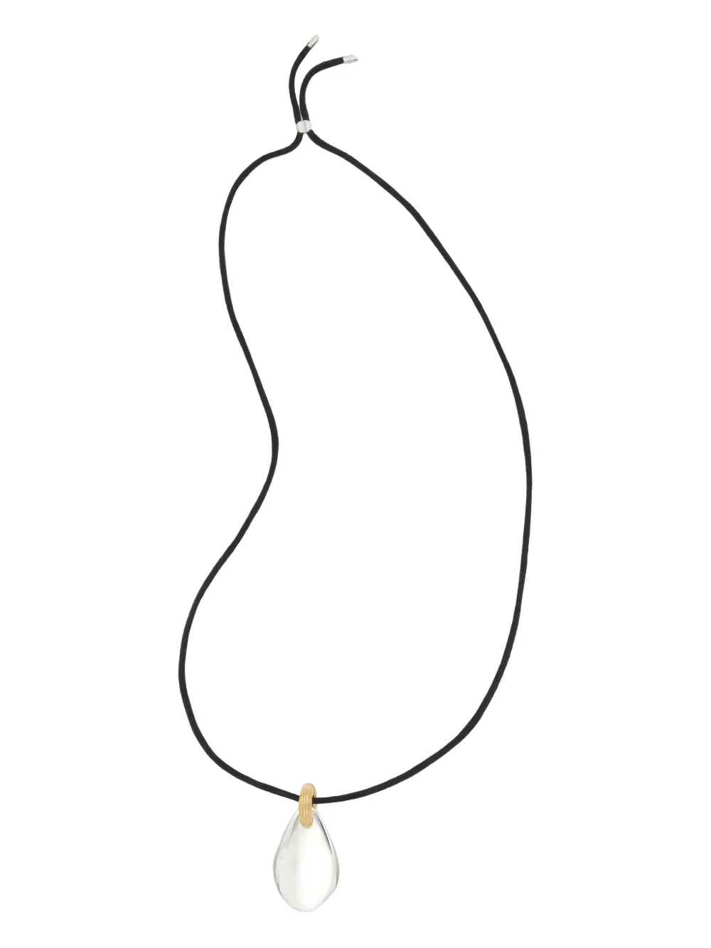 Tory Burch teardrop pendant necklace - ブラック Tory Burch teardrop pendant necklace - ブラック