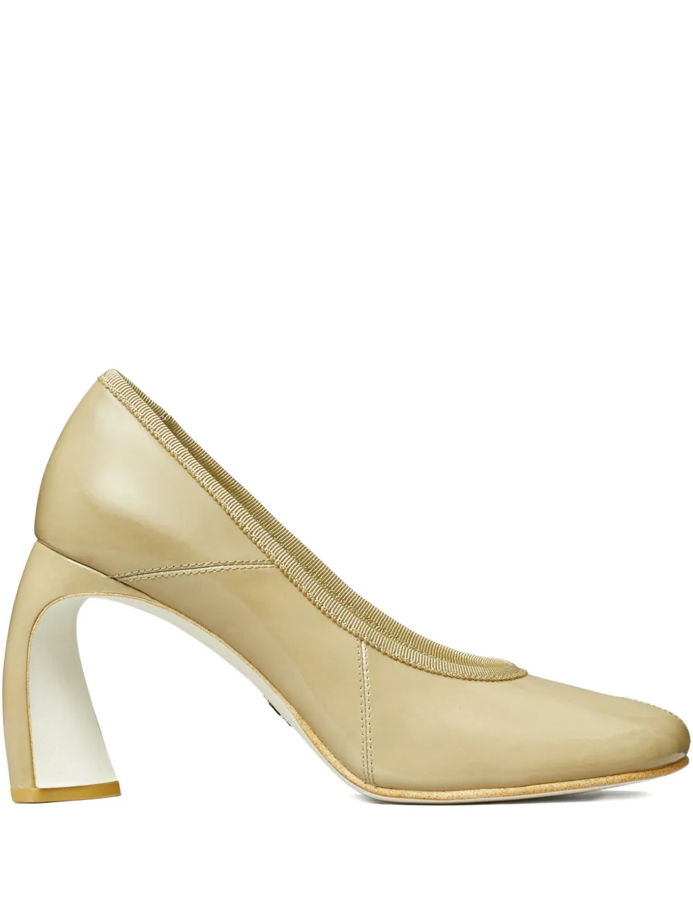 Tory Burch 90mm peep-toe pumps PALO SANTO