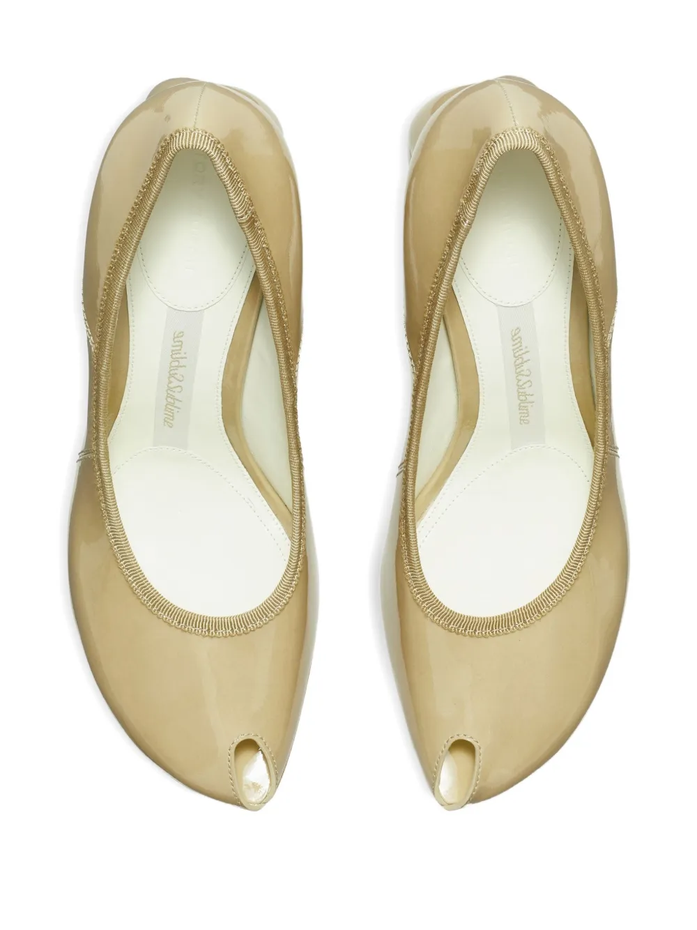 Tory Burch 90mm peep-toe pumps PALO SANTO