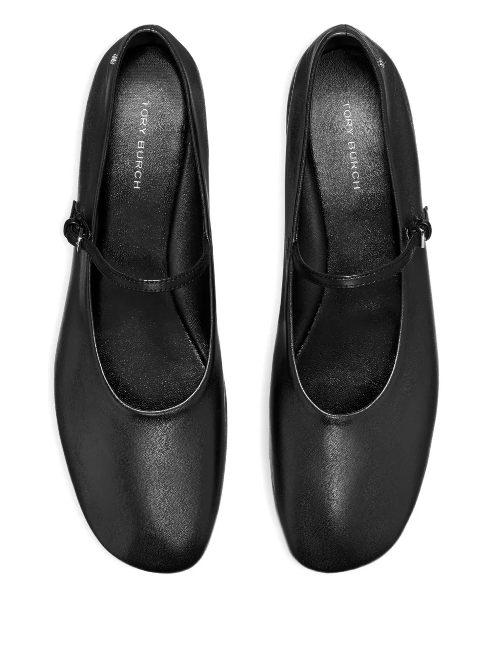 Tory Burch Ballerina's met gespbandje Zwart