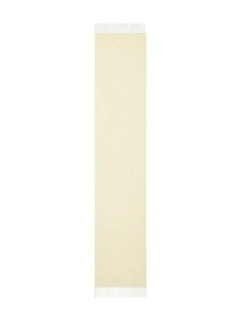 Tory Burch mascada deshilachada con monograma