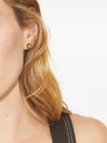 Tory Burch flower-hexagon stud earrings - Gold