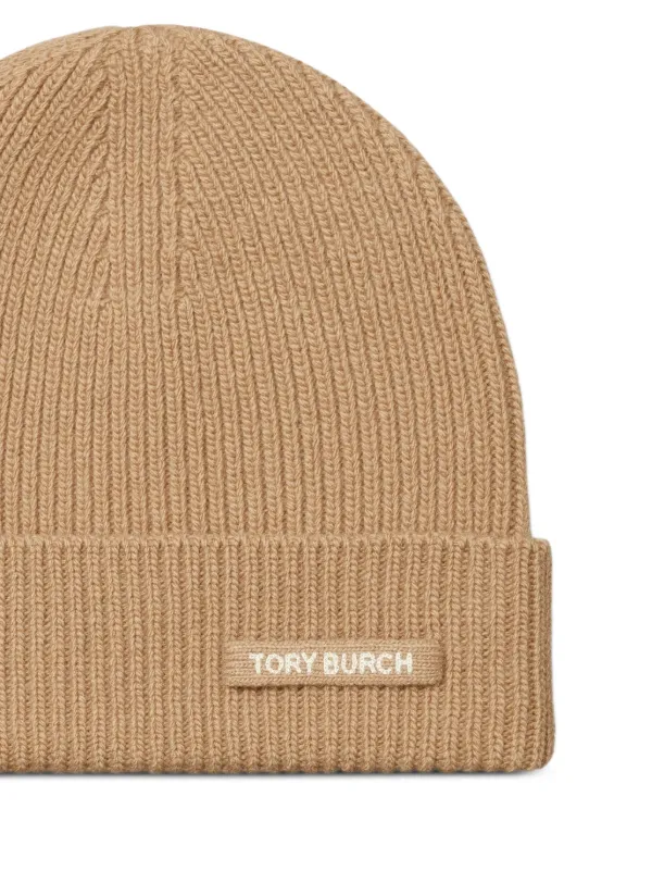 Tory Burch Beanie Ribbed Knit Beanie: Women main image 4