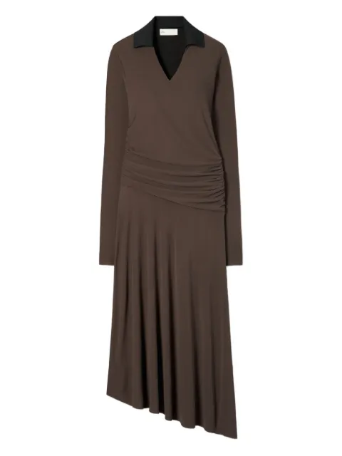 Tory Burch collared gathered dress