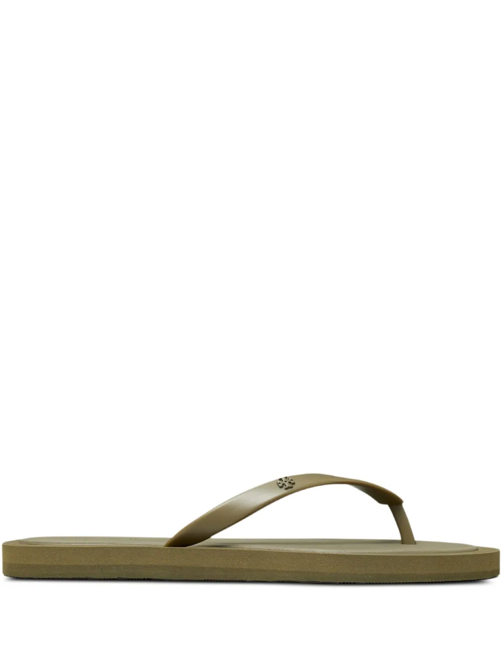 Tory Burch Kira gewatteerde teenslippers Groen