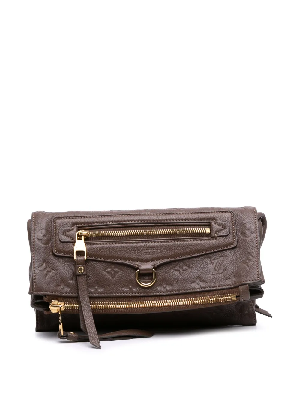 Louis Vuitton Pre-Owned 2010 モノグラム アンプラント ペティヤント クラッチバッグ - ブラウン Louis Vuitton Pre-Owned 2010 モノグラム アンプラント ペティヤント クラッチバッグ - ブラウン