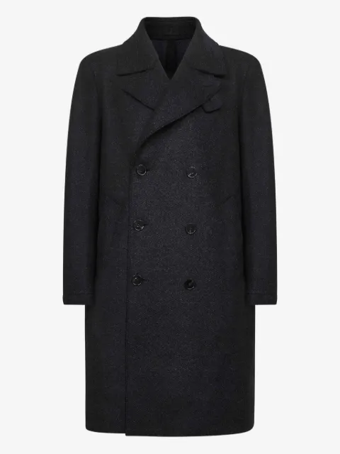 Harris Wharf London double-breasted wool coat
