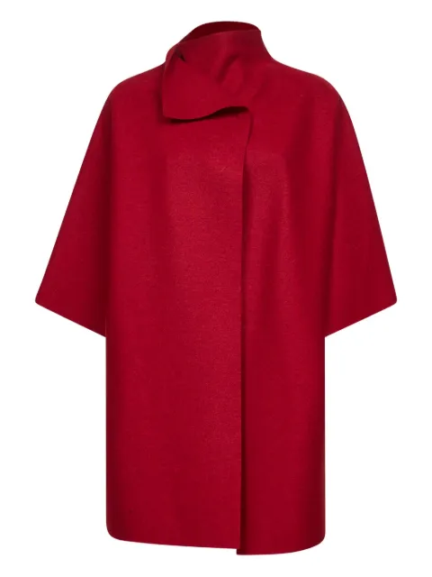 Harris Wharf London folded-neck cape coat