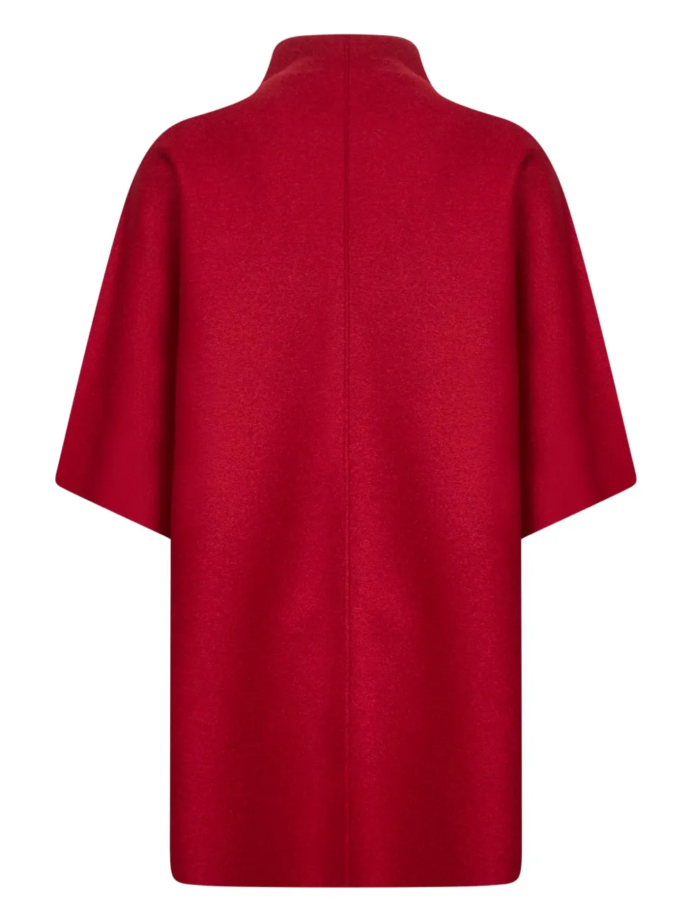 Harris Wharf London Folded-neck Cape Coat In Red