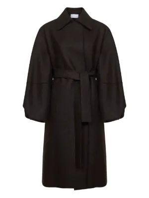 美品✨HARRIS WHARF LONDON バージンウール フェルトコート HARRIS WHARF LONDON 21 A/W COLLECTION | well-made by MAIDENS