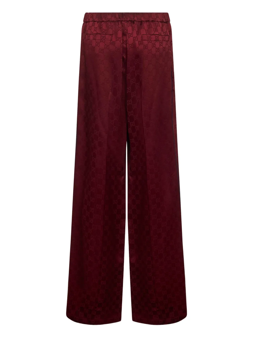 Gucci GG jacquard side-stripe trousers - Rood