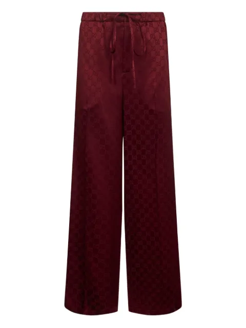 Gucci GG jacquard side-stripe trousers