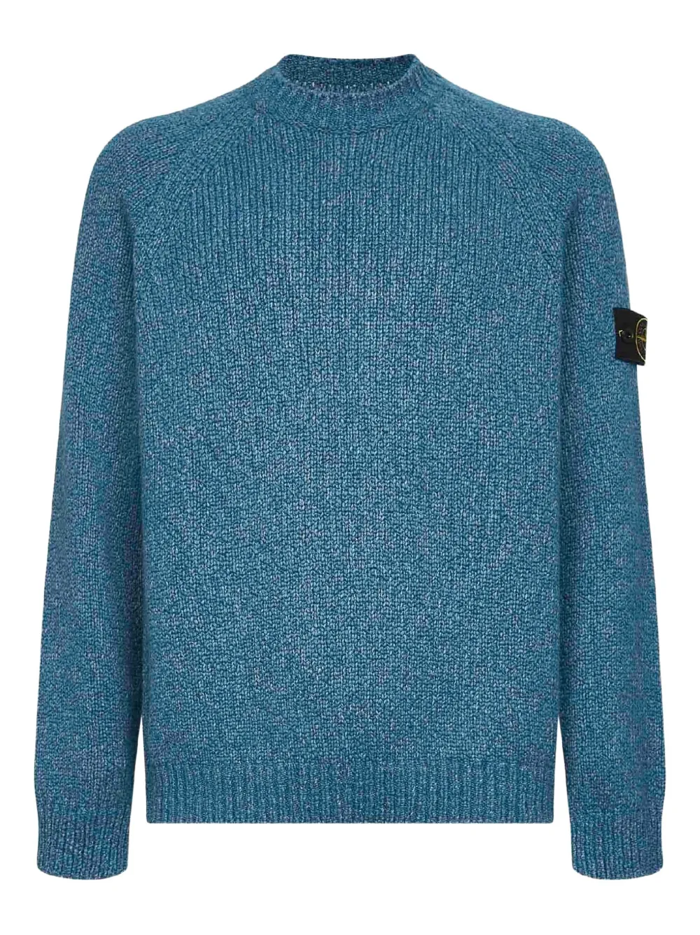 Stone Island ラグランスリーブ セーター - ブルー Stone Island ラグランスリーブ セーター - ブルー