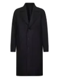 Harris Wharf London button-fastening wool coat - Black