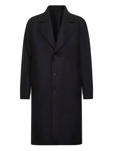 Harris Wharf London button-fastening wool coat