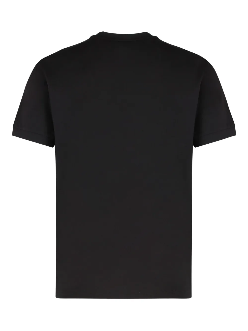 Ea7 Emporio Armani logo-patch crew-neck T-shirt - Zwart