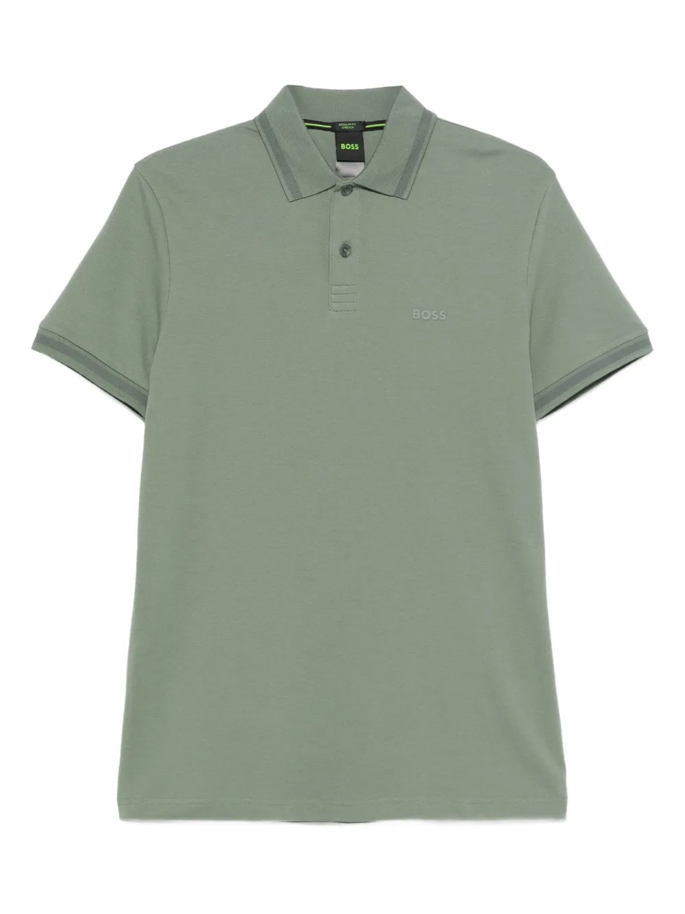 BOSS cotton polo shirt | Green | Image 1