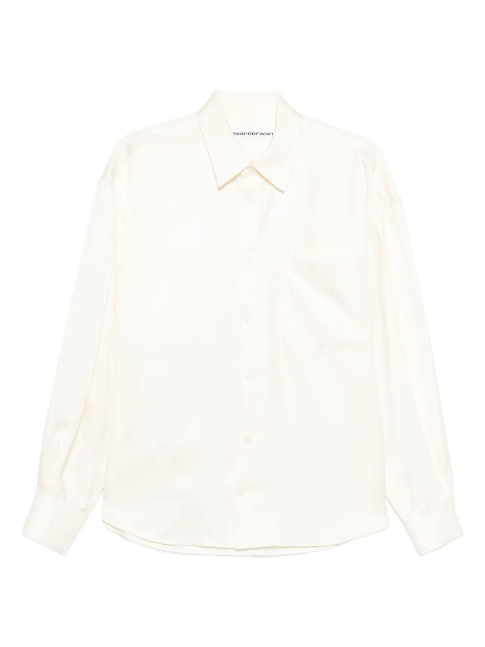 Alexander Wang cut-out silk shirt | White | Image 1