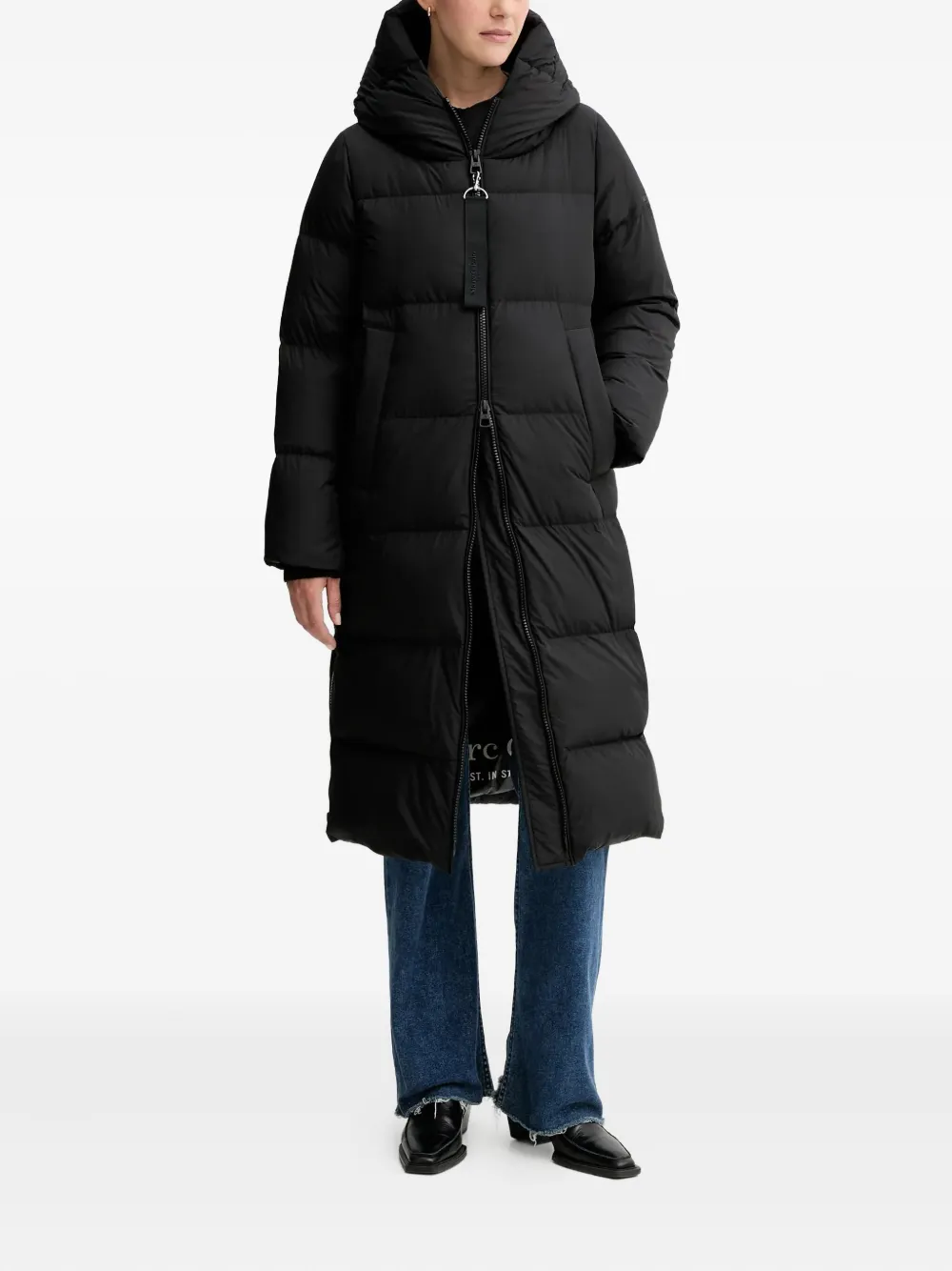 Marc O'Polo abrigo con capucha | negro | Image 1