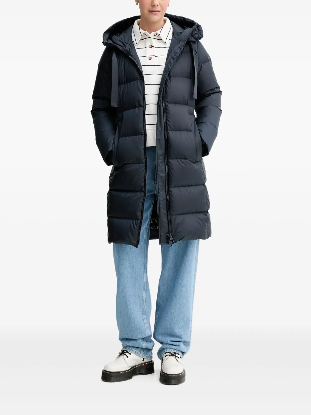 Marc O'Polo hooded padded coat | Blue | Image 1