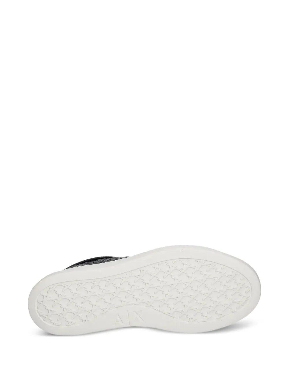 Armani Exchange platform sneakers Zwart