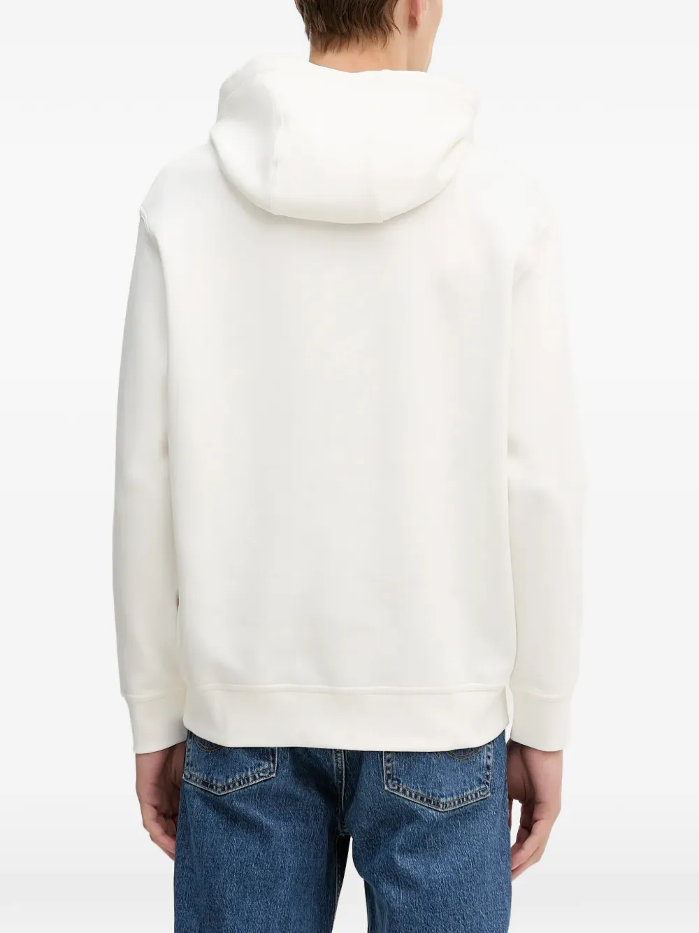 Armani Exchange Hoodie met logoprint Wit