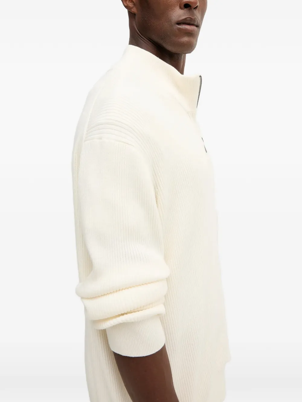 Armani Exchange Vest met rits Wit
