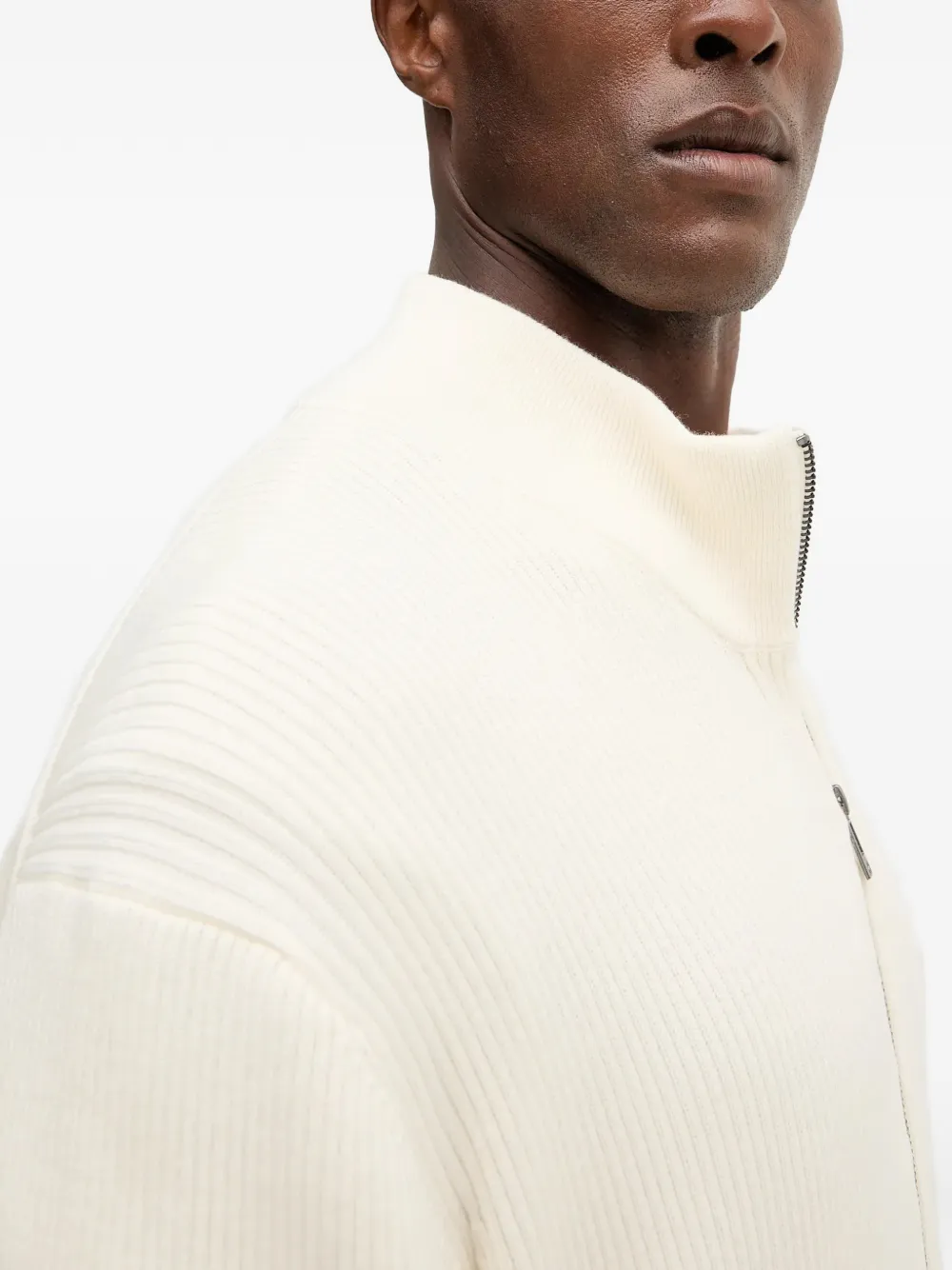 Armani Exchange Vest met rits Wit