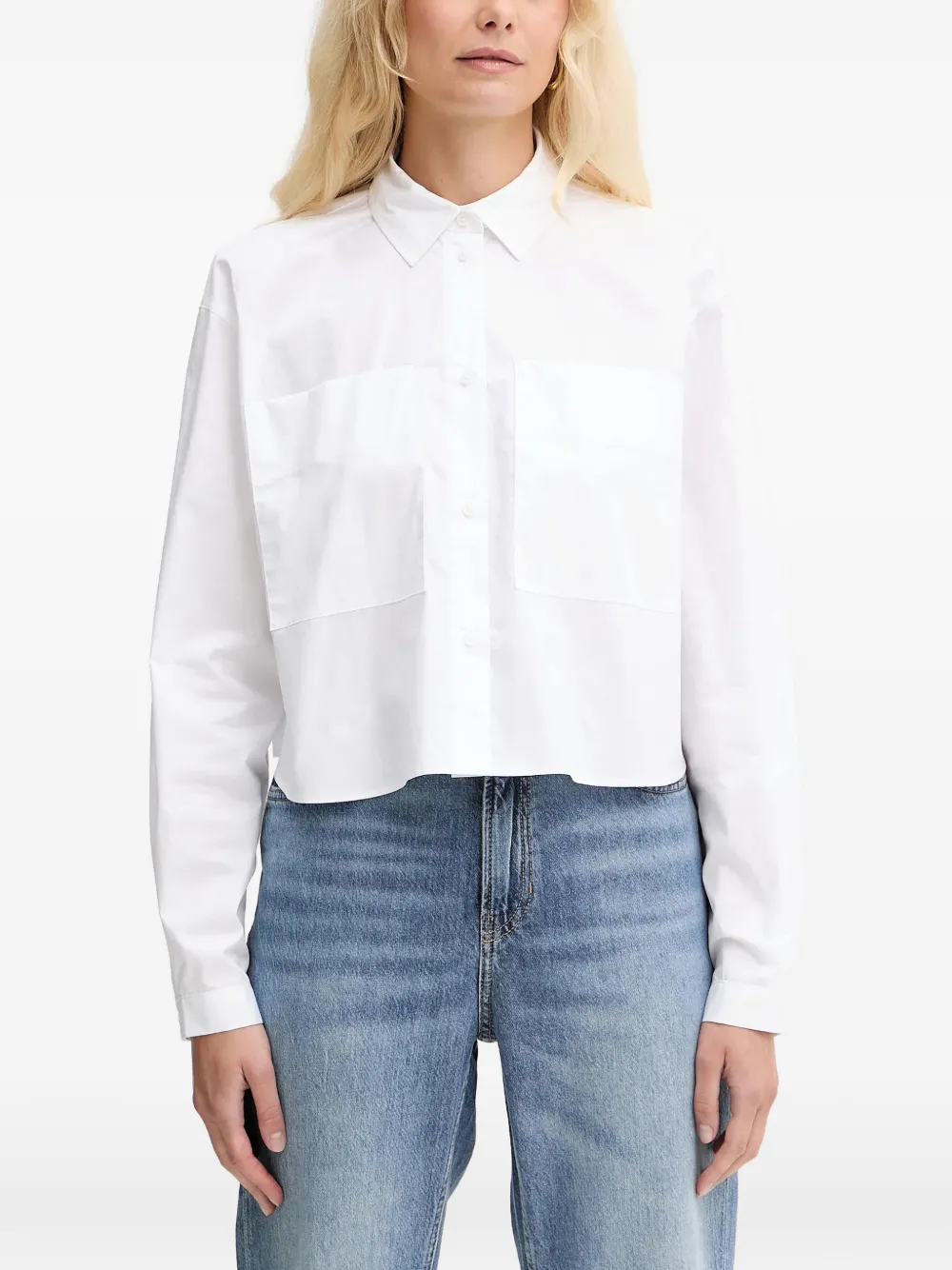 Armani Exchange pocket shirt - Bianco