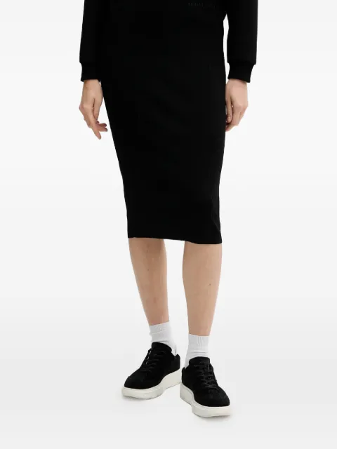 Armani Exchange юбка миди с логотипом