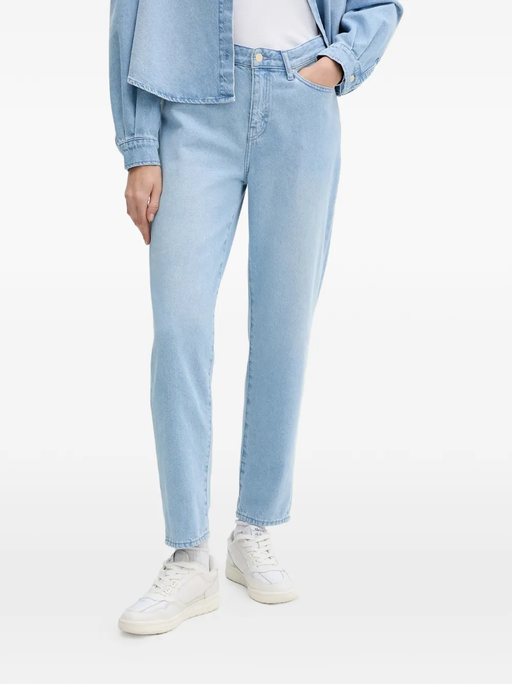 Armani Exchange loose-fit cotton denim jeans - Blu