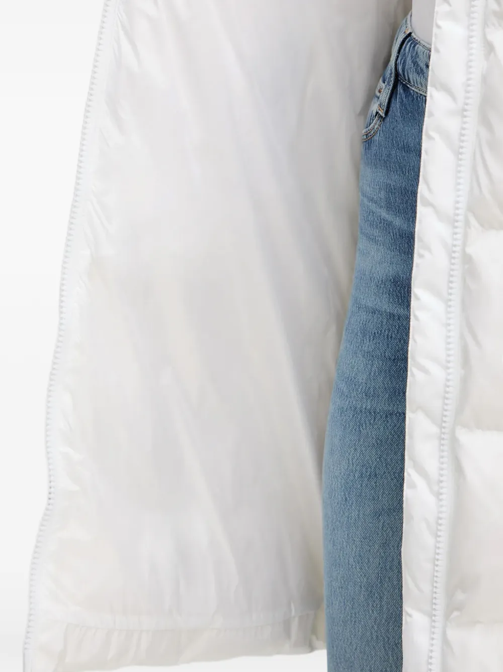 Armani Exchange Gewatteerde jas Wit