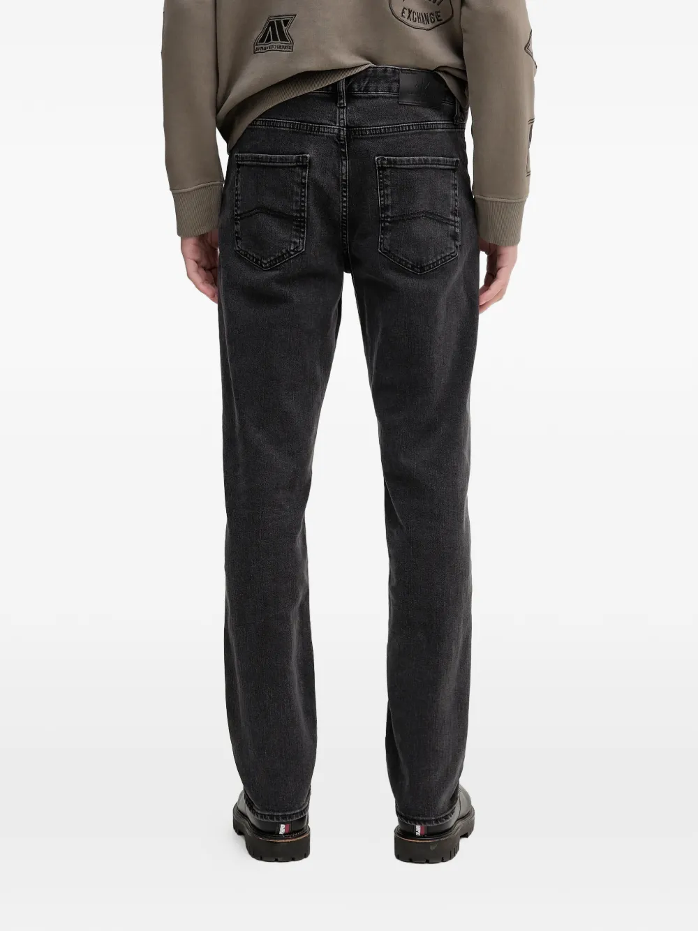  Armani Exchange Vaqueros De Alta Calidad - Gris 
