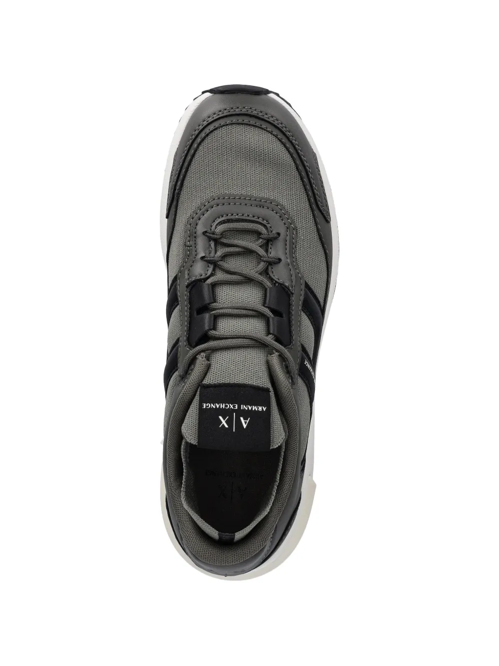 Armani Exchange logo detail sneakers Grijs
