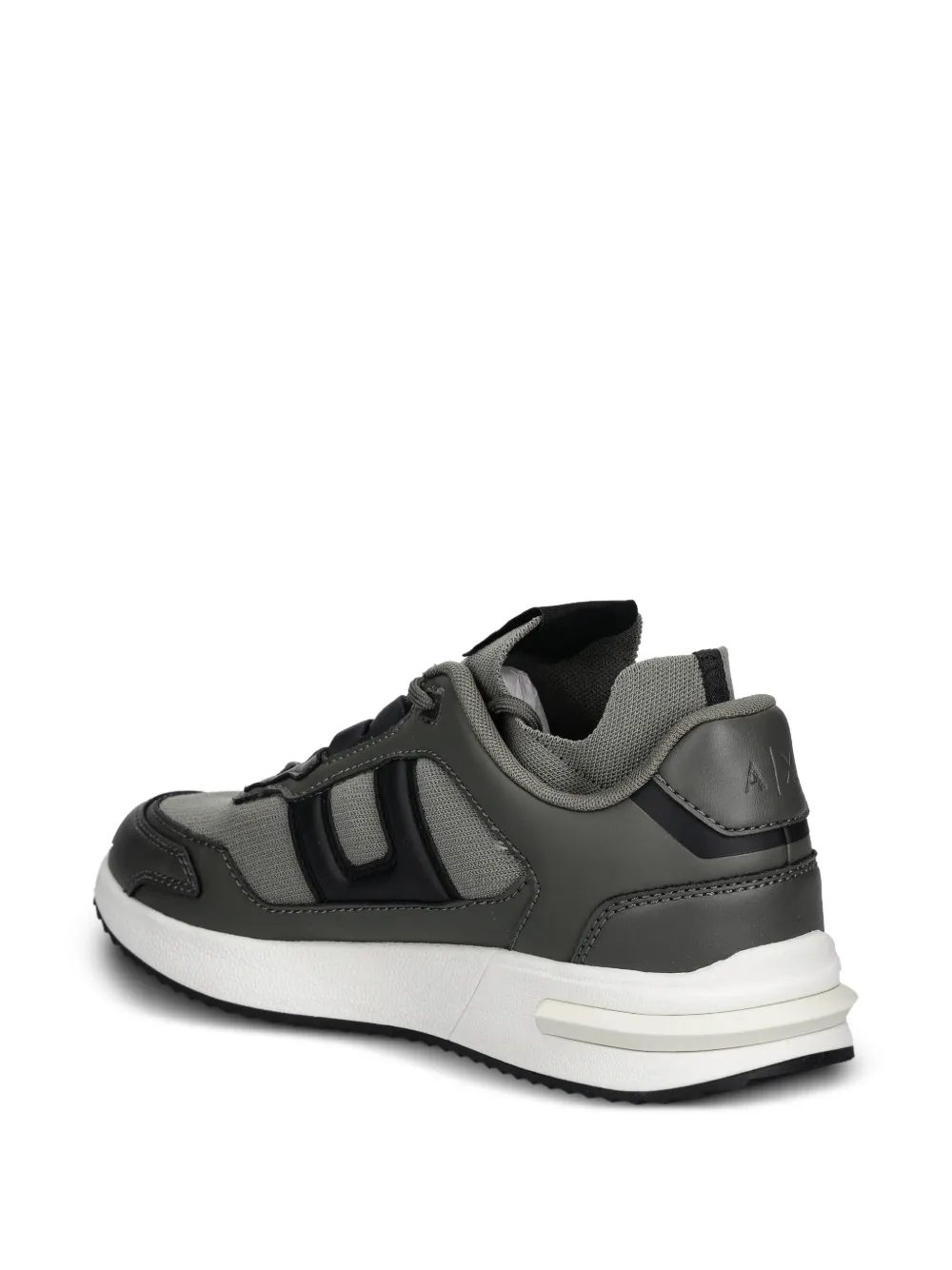 Armani Exchange logo detail sneakers Grijs