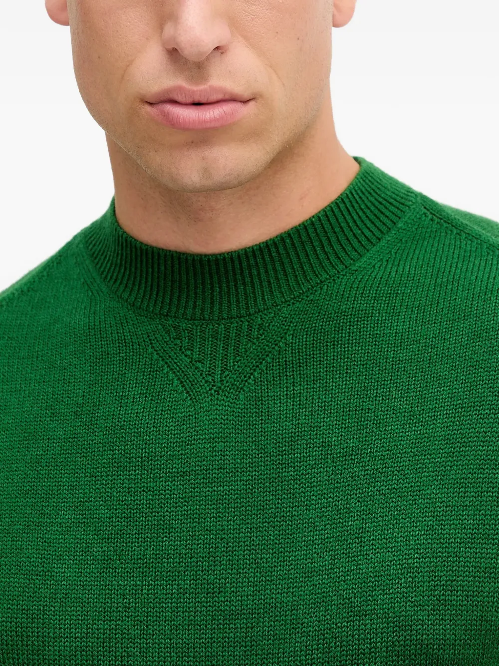 Armani Exchange Trui met ronde hals Groen