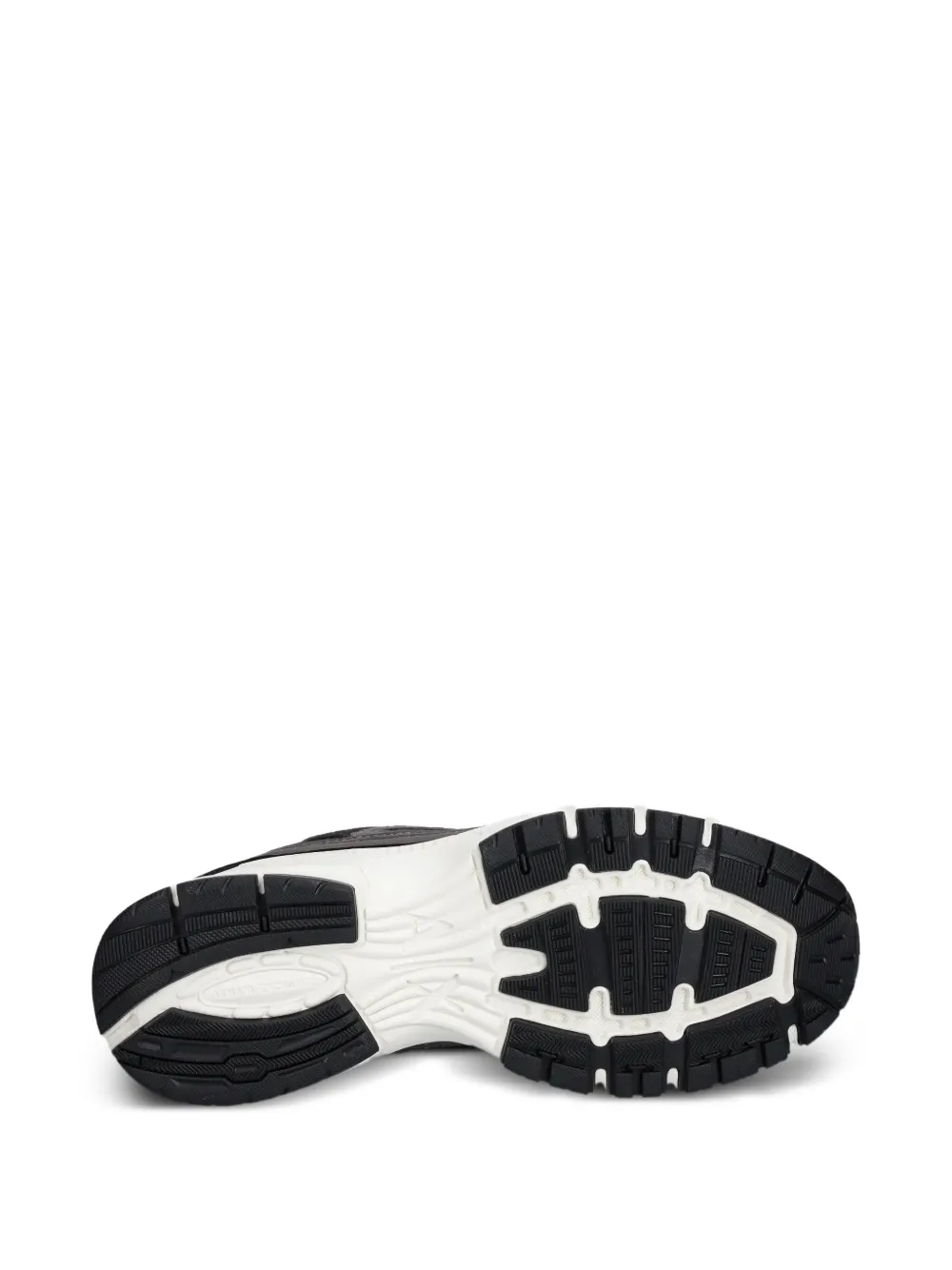 Armani Exchange lace-up panelled sneakers Grijs