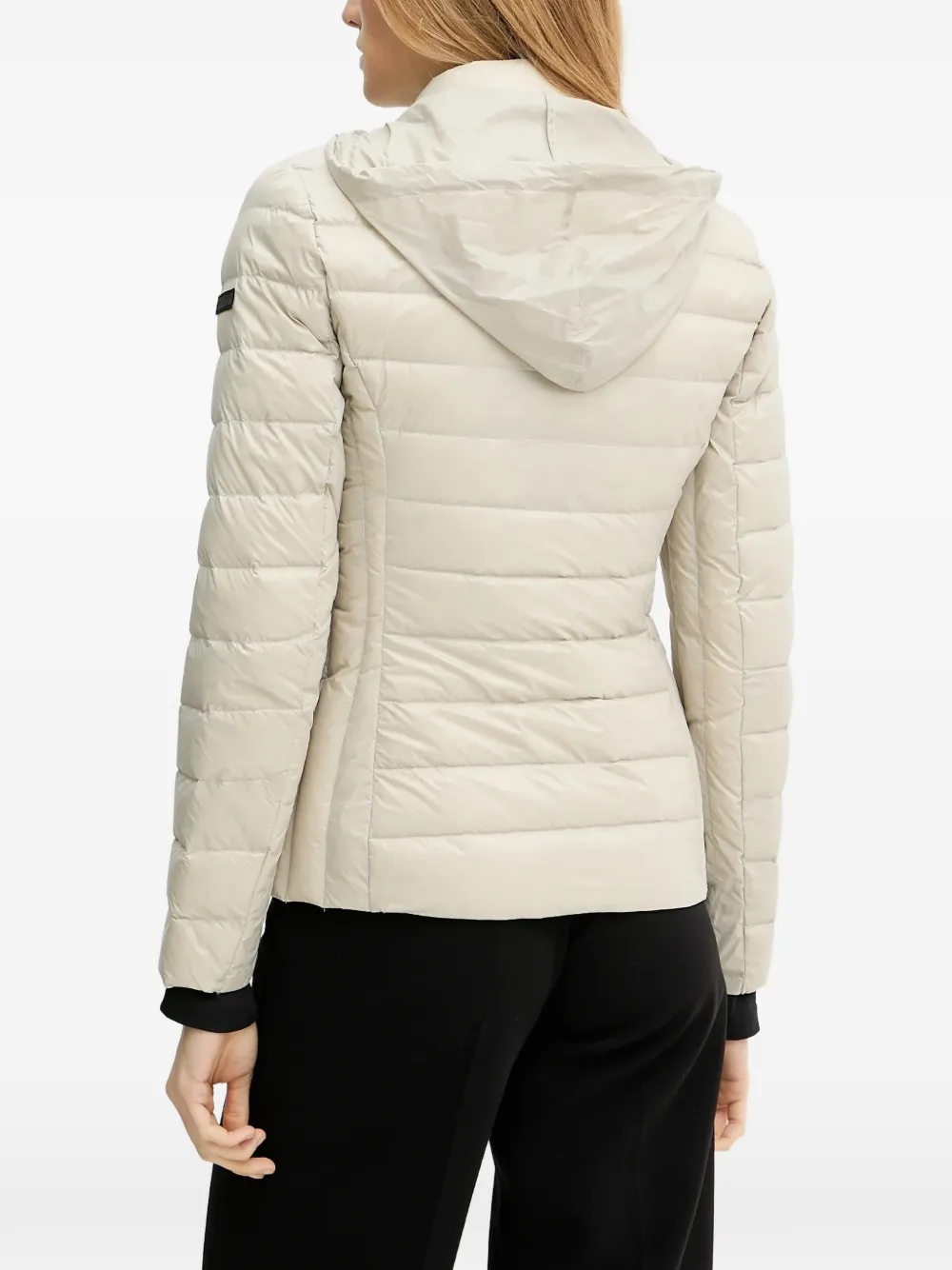  Armani Exchange Zipped Hooded Jacket - Neutrals 