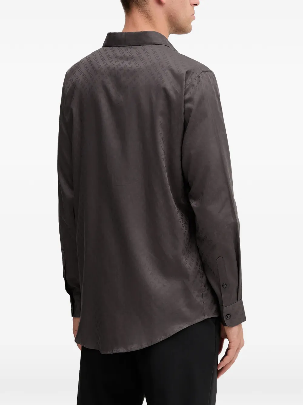  Armani Exchange Regular Cut Shirt - Grey 