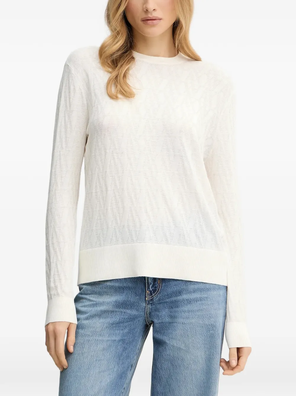 Armani Exchange patterned sweater - Toni neutri